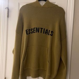 Essentials knit hoodie